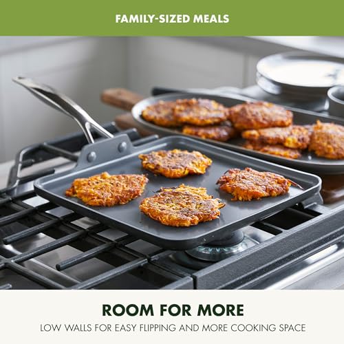 Valencia Pro 11" Ceramic Nonstick Griddle (11" Griddle Pan / Gray)