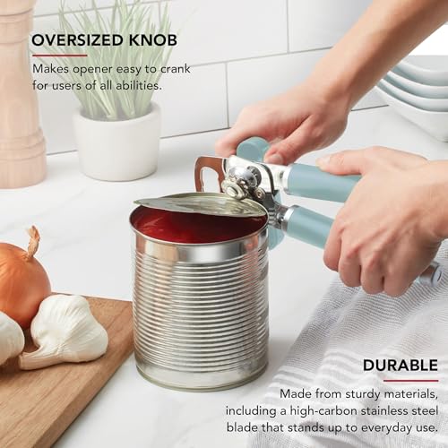Classic Multifunction Can Opener and Bottle Opener Easy to Use (Mineral Water / 8.34-Inch)