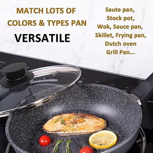 Glass Lid for Cast Iron Pan (10.25" / Stainless Steel Rim)