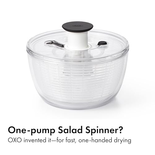 Good Grips Small Salad & Herb Spinner (White / Small)