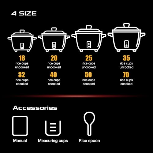 Commercial Electric Rice Cooker (25 Cups)