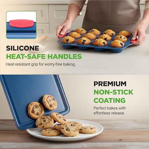 10 Piece Nonstick Bakeware Set (10-Piece Set)