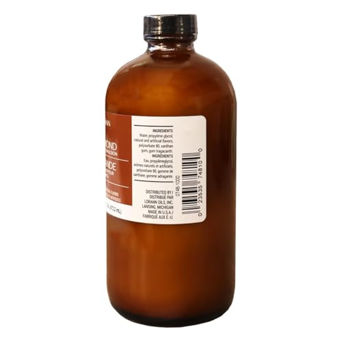 Almond Emulsion & Flavoring For Baking (16 Fl Oz (Pack of 1))