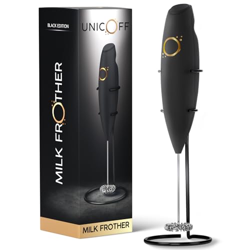 Milk Frother Handheld (Matte Black Onyx)