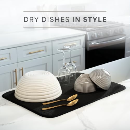 Dish Drying Mat (Black / 18" x 24")