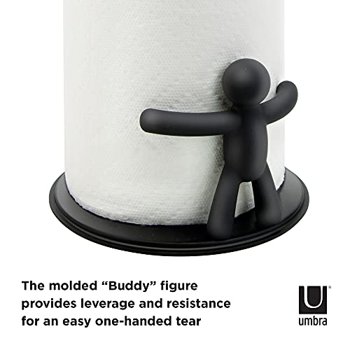 Buddy Countertop Paper Towel Holder (Black / Black / Paper Towel Holder)