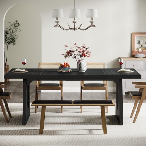 Large Dining Table for 6 (Black)
