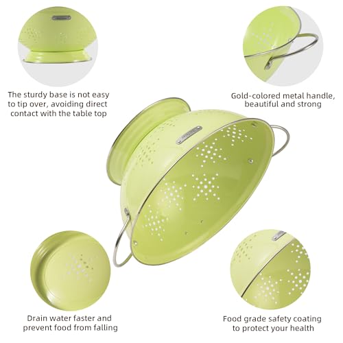 Metal Colander 2 Pack (LightGreen)