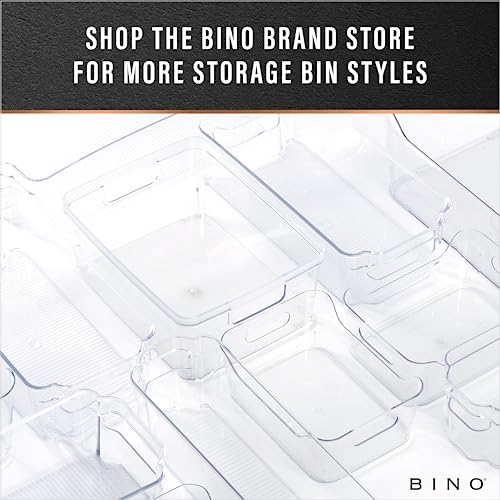 Plastic Storage Bins (2PK SMALL - 14 x 4 x 4)