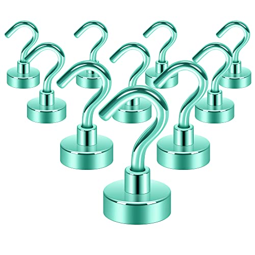 Magnetic Hooks (Green / 0.67 inches)