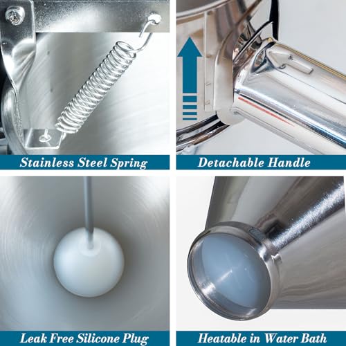 40oz Stainless Steel Pancake Batter Dispenser Multi (Stainless Steel - 40 oz)