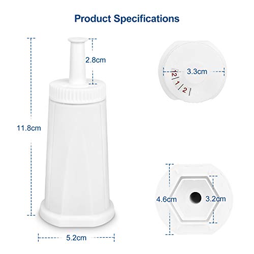 4 Pack Water Filter Compatible with Breville Coffee Machine