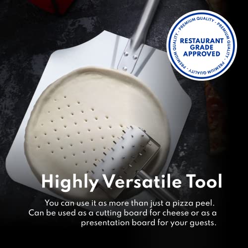 50219 Aluminum Pizza Peel (9" x 11" x 26")