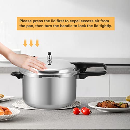 12 Quart Aluminum Pressure Cooker (12 Quarts)