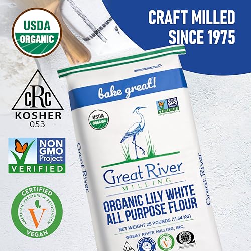 Organic Lily White All Purpose Flour (25 LB)