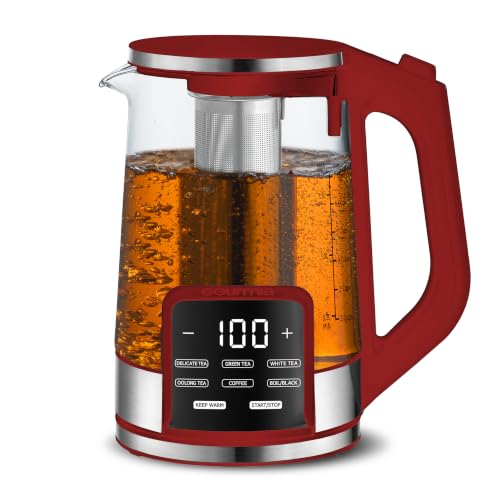 Electric Glass Kettle (Red)