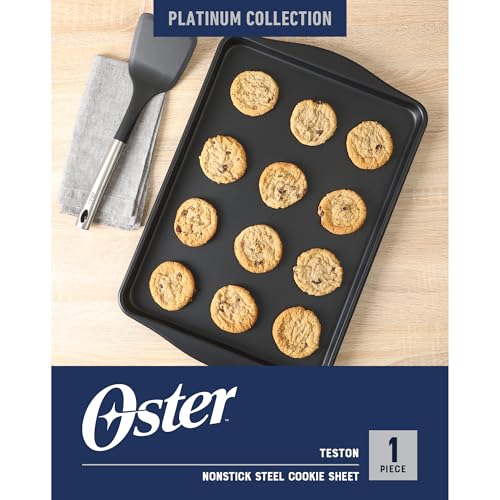 Teston Nonstick Cookie Sheet (18" x 13" Baking Sheet / Matte Black)