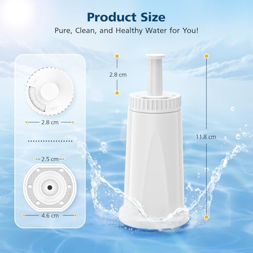 4 Pack Breville Water Filters (4 Count (Pack of 1))