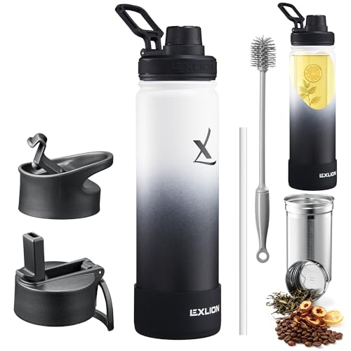 Tea Infuser Water Bottle 22 Oz (Day&Night / 22 Ounces)