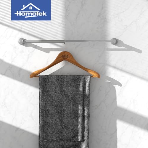 2 Pack Adjustable Towel Bar (Economical-brushed Stainless Steel / 2 Pack)