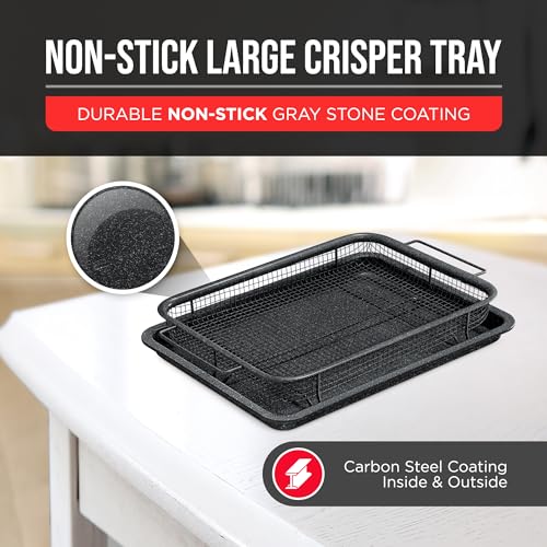 Crisper Tray 2 (Gray Marble / 13.78" × 8.86")