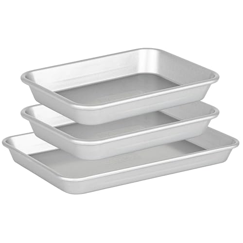 Premium Nonstick Ceramic Baking Sheet Pan Set (9 inch & 13 inch)