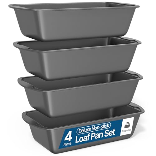 Bakken Swiss Loaf Pan Set 4 (Gray / 4 Pack)