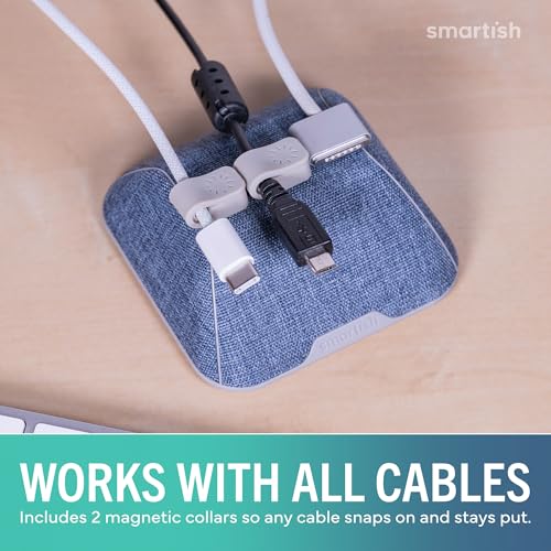 Magnetic Cord Holder (Medium / Blue Jeanie)