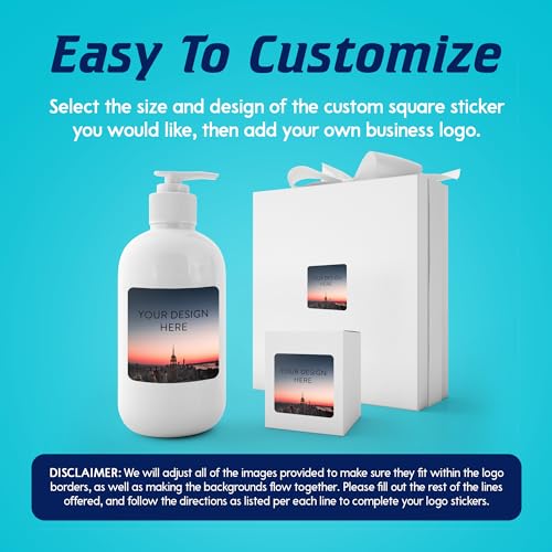 100 Custom Vinyl Stickers (City / 1.5x1.5 Square)