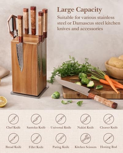 Magnetic Rotating Knife Holder without Knives (Rotating Knife Holder)