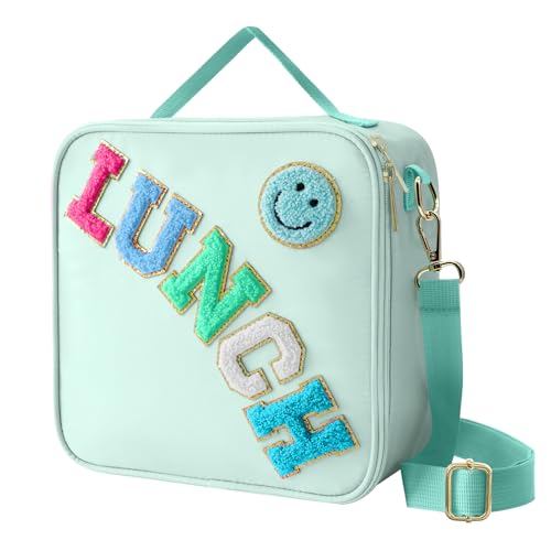Insulated Lunch Bag With Adjustable Shoulder Strap (Green)