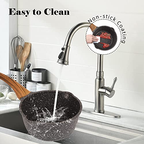 Nonstick Saucepan with Lid (Black)