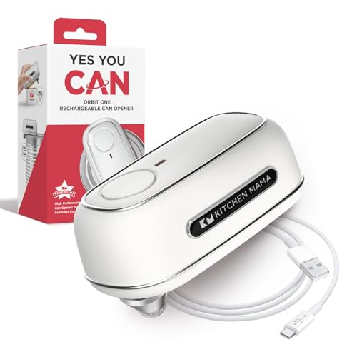 Orbit One Rechargeable Electric Can Opener (White)