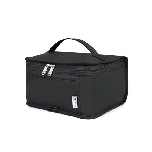 NOL Mini Insulated Lunch Bag for Women Men Kids (Black / Medium(5 Liters))