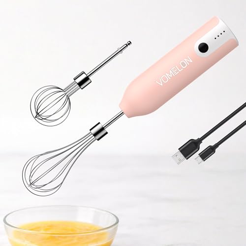 Electric Egg Beater Whisk (Pink)