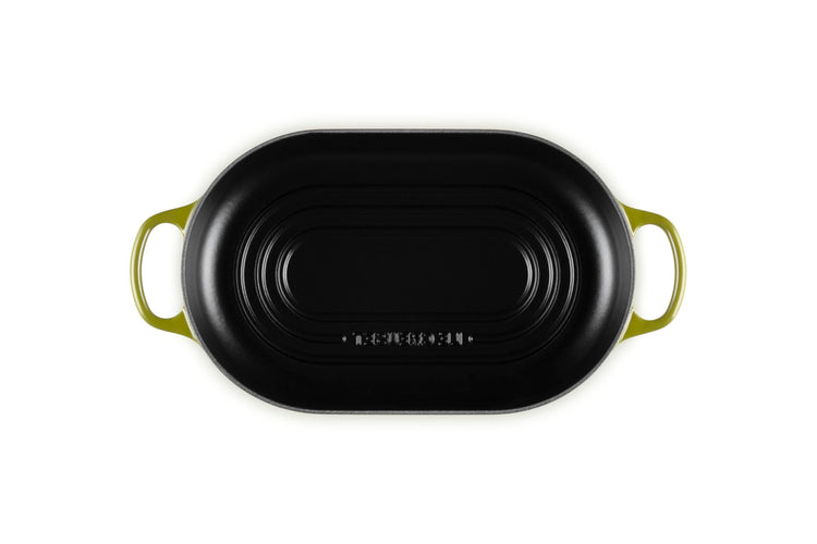 Enameled Cast Iron Oval Bread Oven (Oval Bread Oven / Olive)