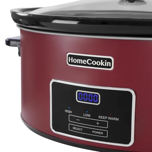 8 Quart Programmable Slow Cooker (8 Quarts / Red)