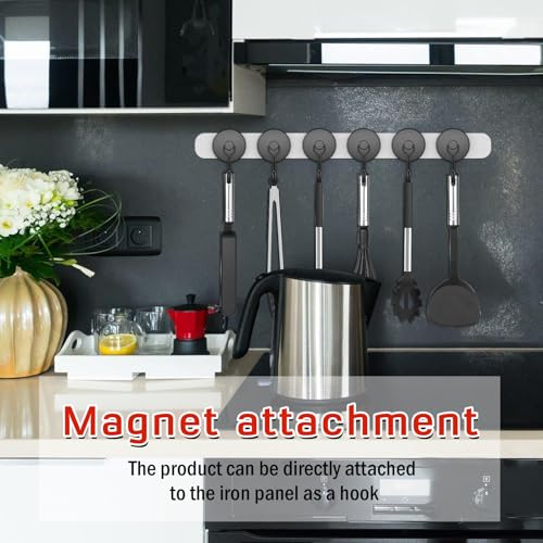 10 Pack Black Magnetic Hooks for Cruise Cabins (Black / 1.26in)