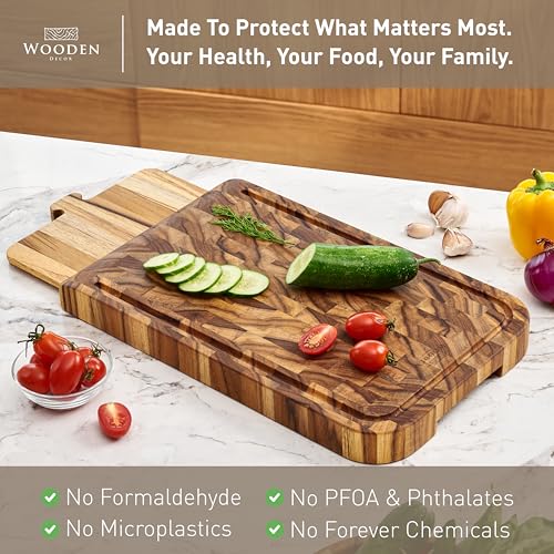 Teak Cutting Board for Kitchen