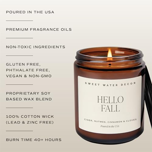 Hello Fall Candle (Tan Label)