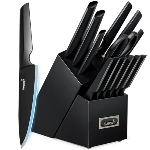 15 Piece Knife Set with Block (EX Black / 15 pieces)