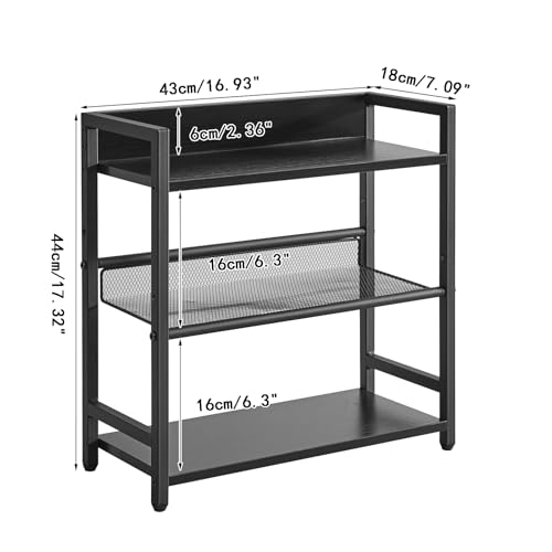 3 Tier Spice Rack (3-tier / Black)