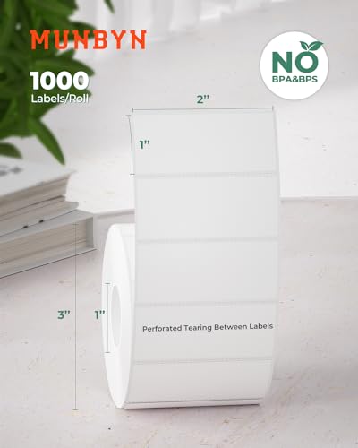 2x1 Thermal Labels (White / 2x1")