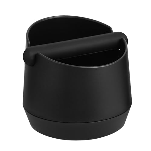 Knock Box 6 Inch Extra Large Capacity Design Espresso Knock Box Shock (6 Inch Espresso Knock Box)