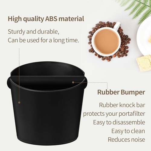 6.3Inch Knock Box Large Espresso Knock Box Shock (6.3Inch Espresso Knock Box)