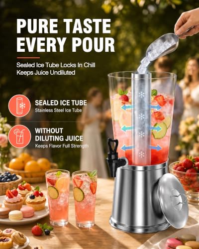 Beverage Dispenser With Stand (2 Gallon)