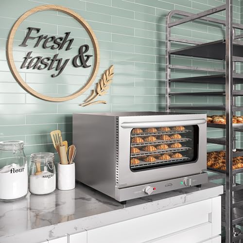 23 in. Commercial Countertop Convection Oven for Half (1.5 cu. ft.)