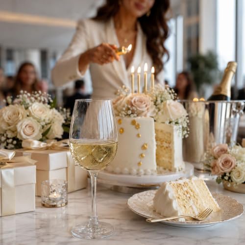Voglia Nude 12 Ounce White Wine Glasses (Chardonnay)