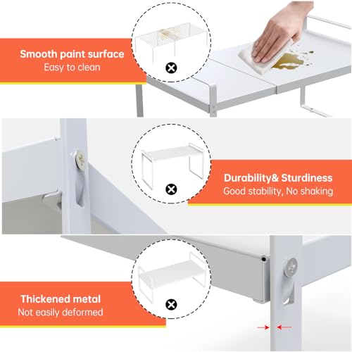 Expandable Cabinet Shelf Organizer (11" wide ( 1 PACK))
