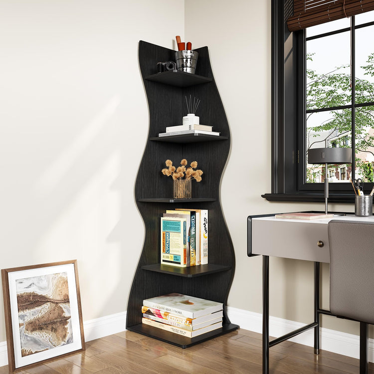 Small Corner Shelf (Black / 2 Pack)